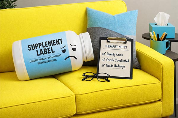 Your Supplement Label Has Been Referred to a Therapist.